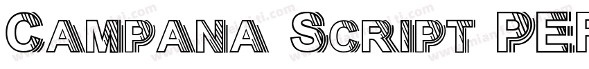 Campana Script PERSONA字体转换